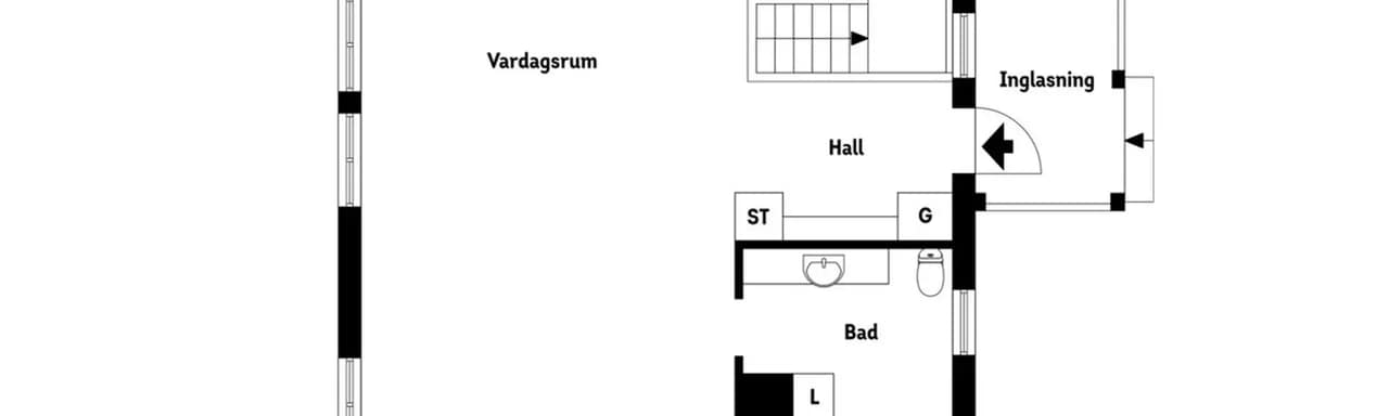 Planritning för Spinettvägen 9