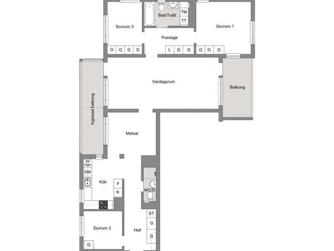 Planritning för Dartanjangs gata 68