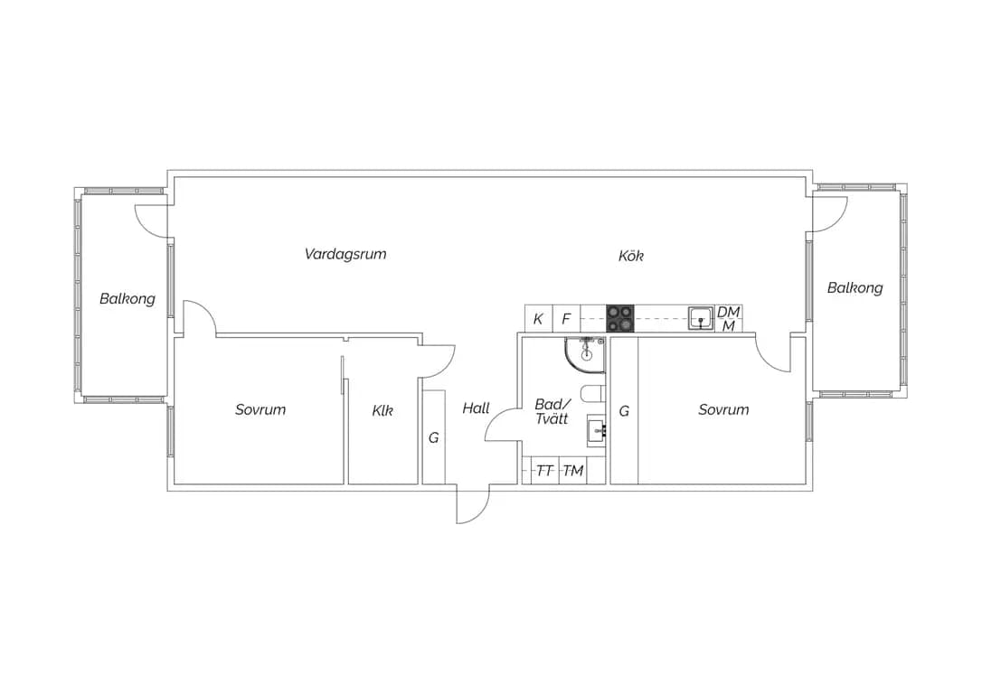 Floor plan for Munspelsgatan 20