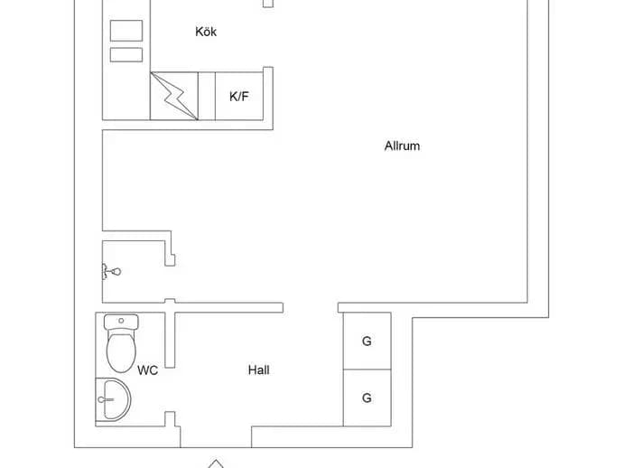 Floor plan for Lagerbrings väg 8A