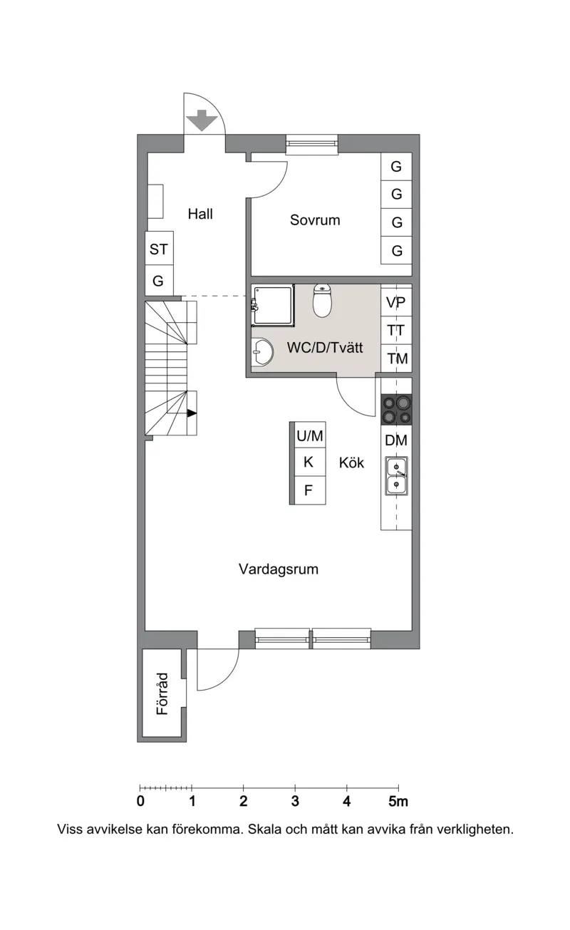 Floor plan for Einar Olssons gata 21