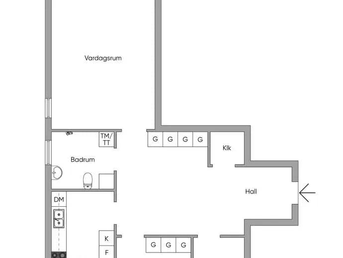 Planritning för Sågenvägen 16