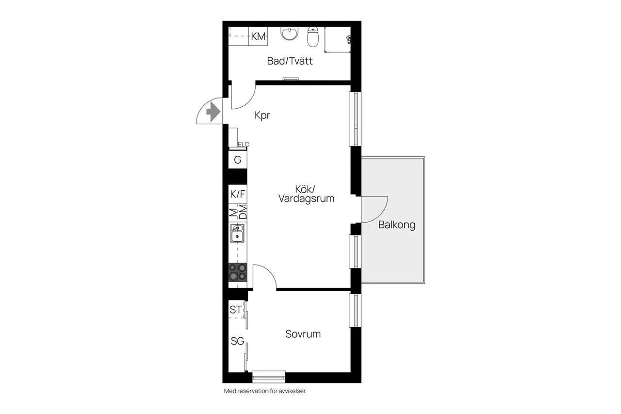 Floor plan for Drivbänksvägen 13a