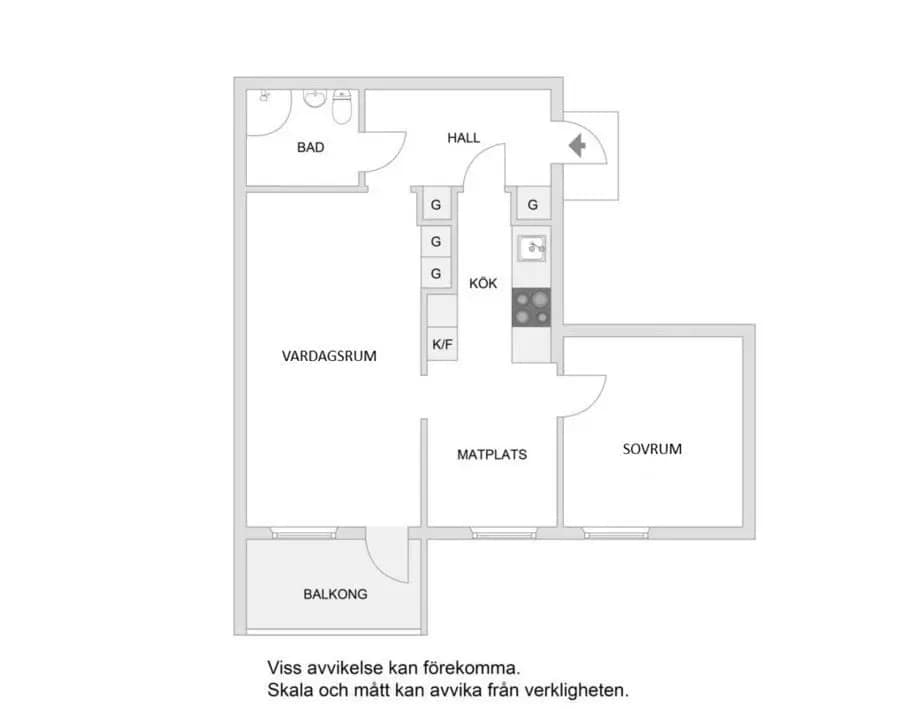 Planritning för Narviksgatan 9