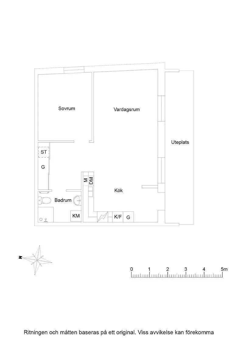 Floor plan for Prins Augusts gata 16