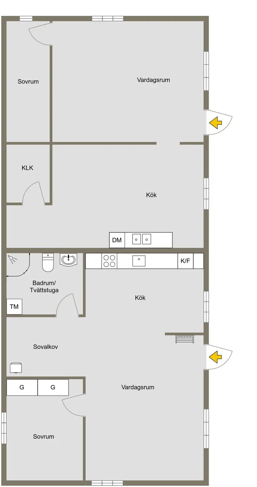 Planritning för Stenvretsvägen