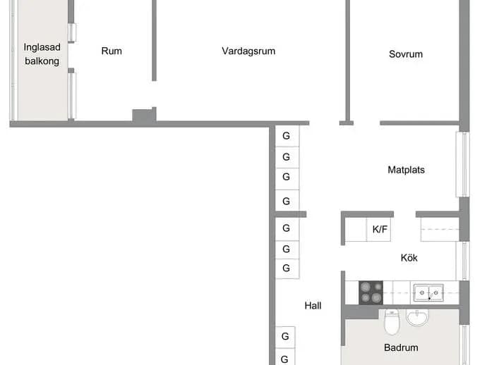 Planritning för Mörbydalen 30