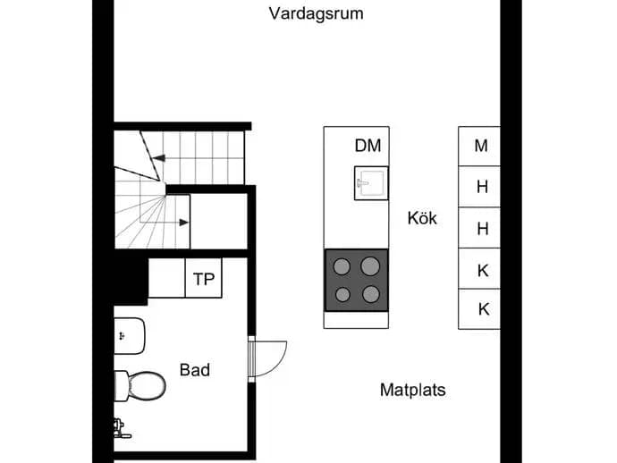 Planritning för Vinlandsvägen 14a