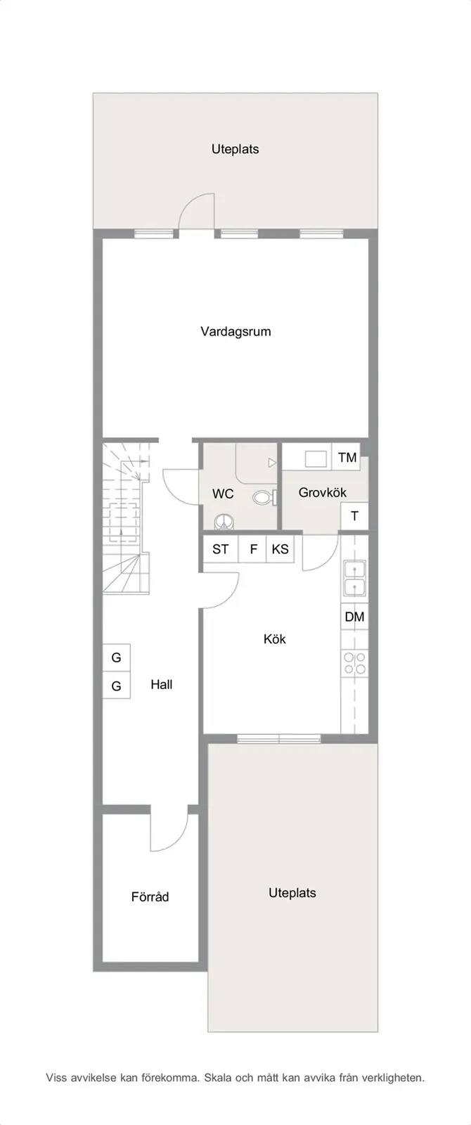 Floor plan for Norra Bulltoftavägen 10A