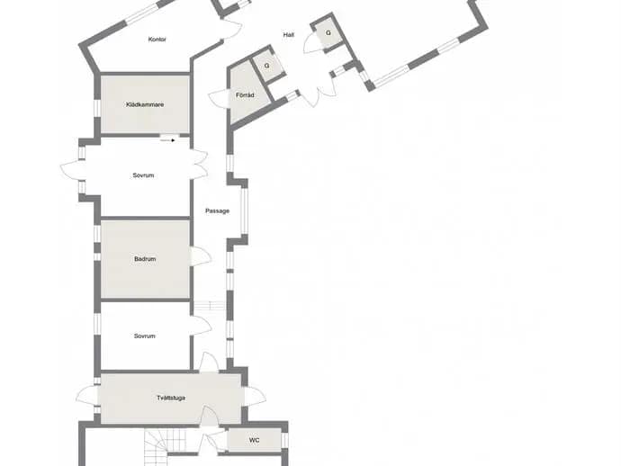 Floor plan for Moränvägen 7