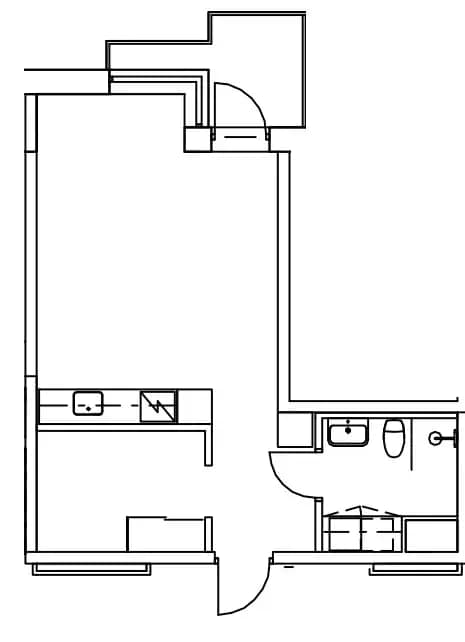 Floor plan for Östhammarsgatan 72A