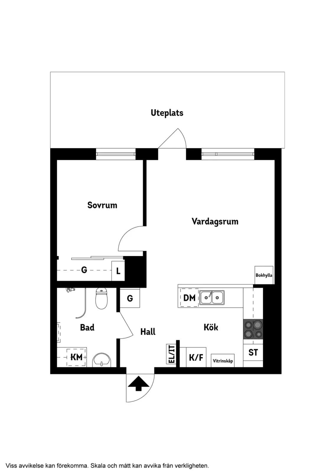 Floor plan for Torpe gränd 13