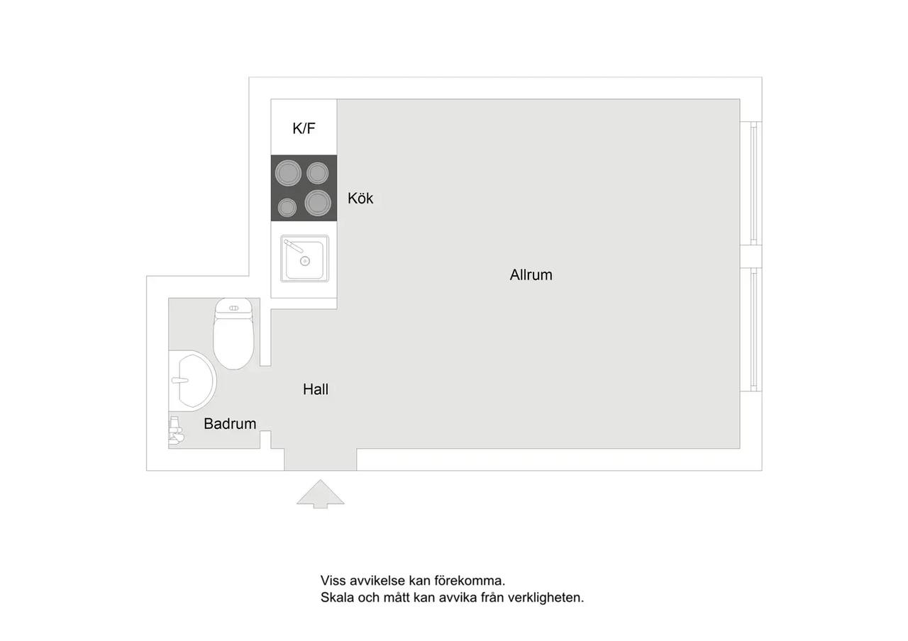 Planritning för Skebokvarnsvägen 201