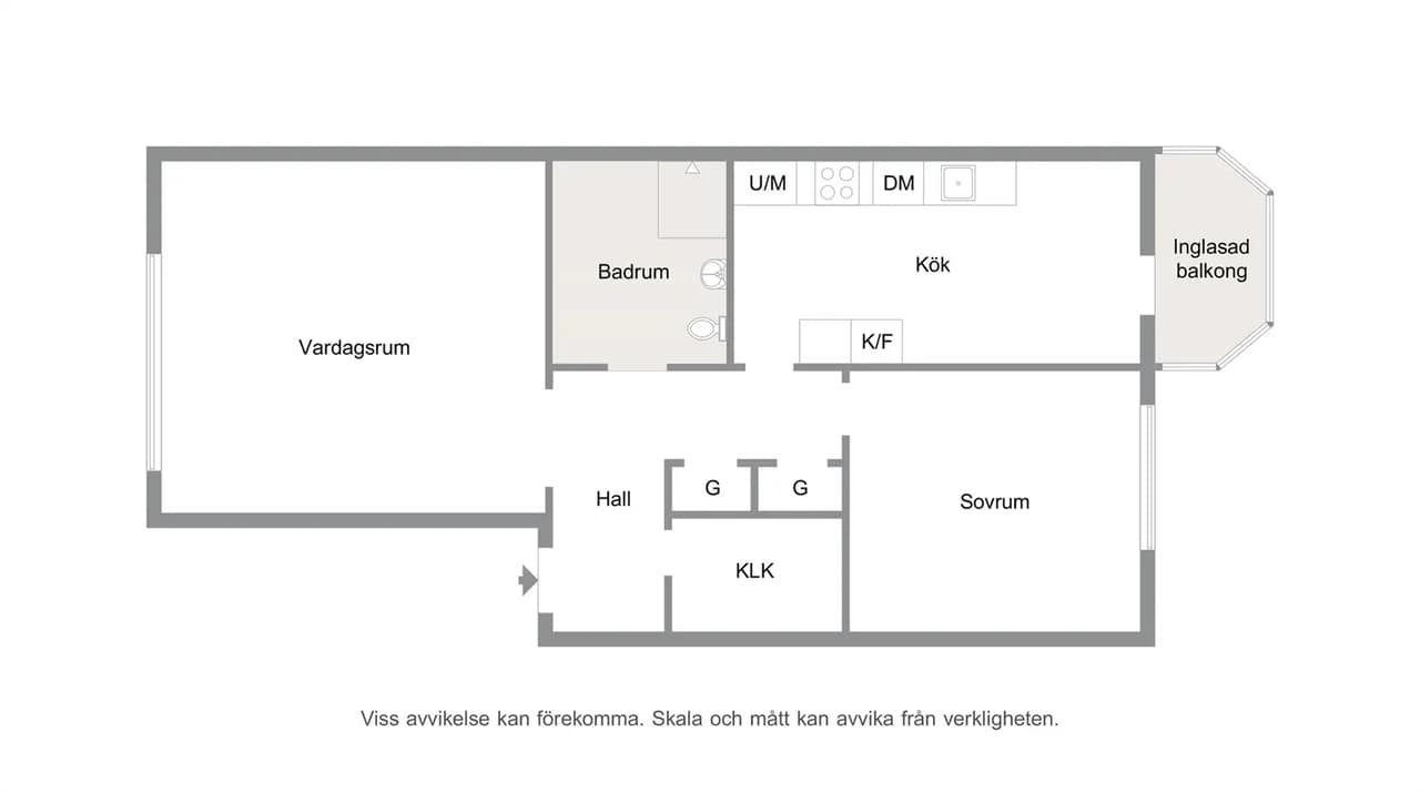 Floor plan for Kronetorpsgatan 46B