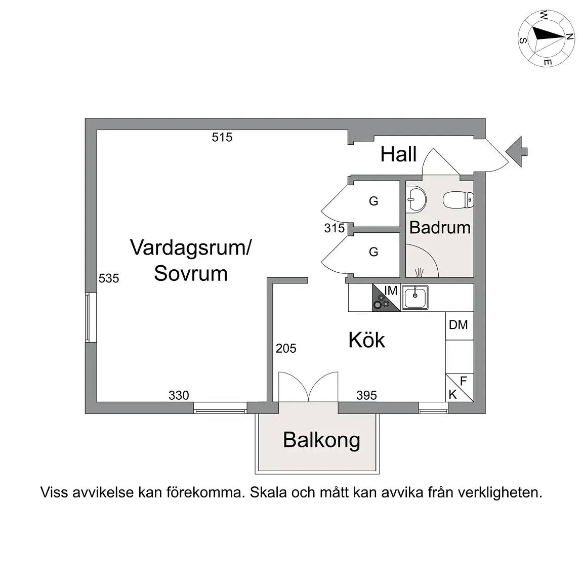 Planritning för Erik Dahlbergsväg 34