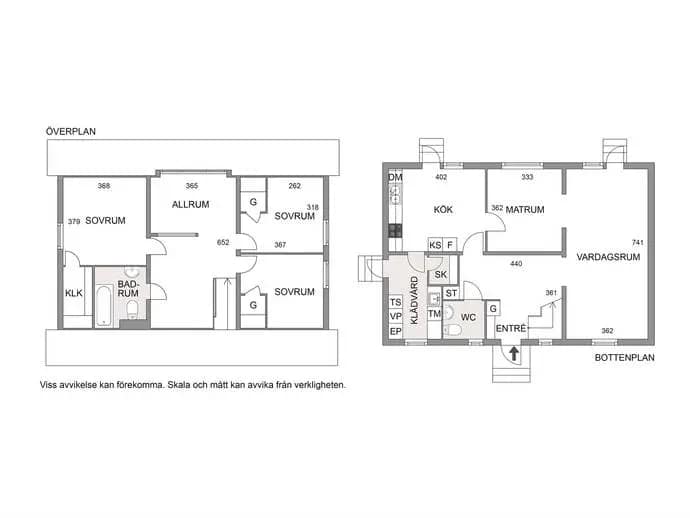 Floor plan for Palanders väg 8