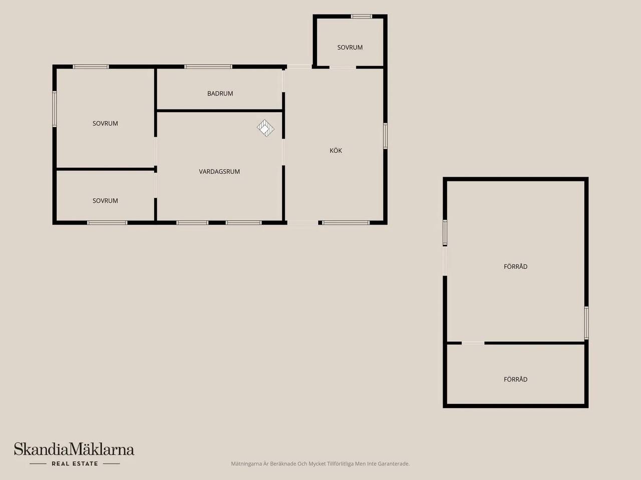 Floor plan for Mörbyvägen 76