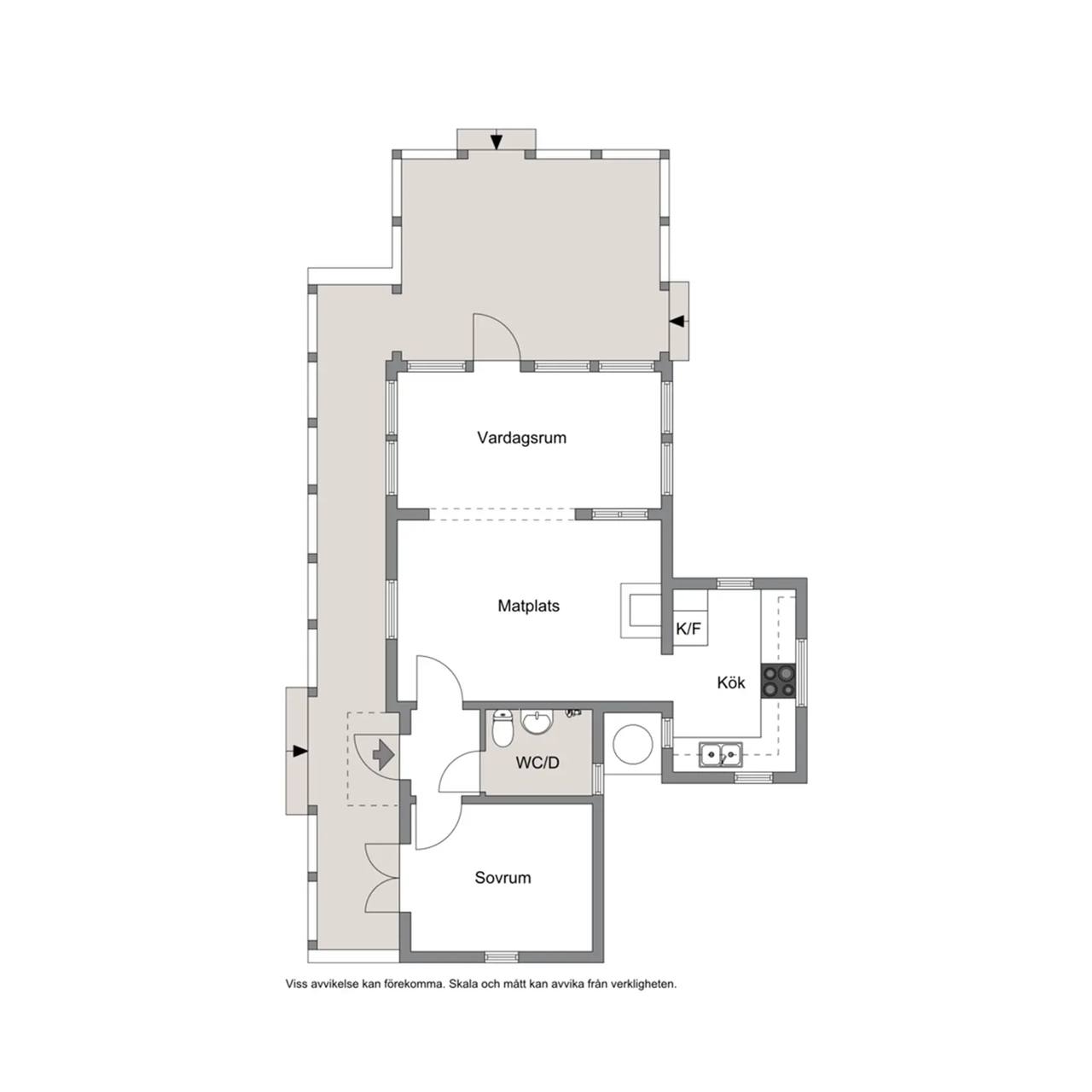 Planritning för Ringvägen 5