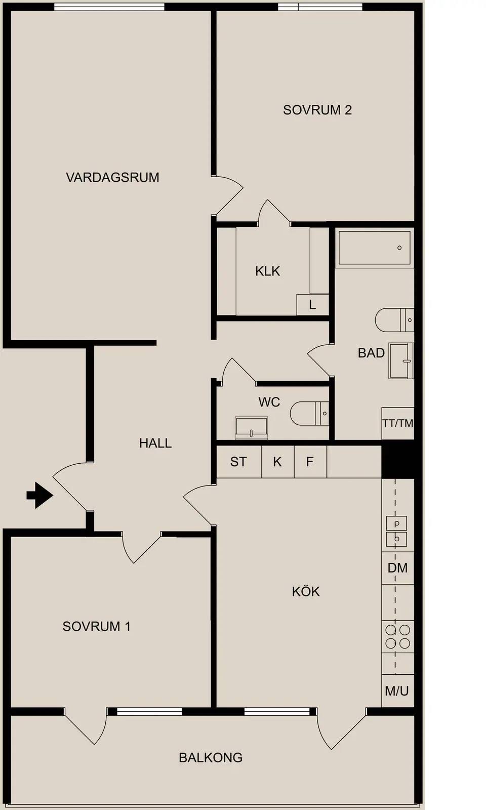 Planritning för Gråbergsgatan 41