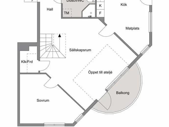 Planritning för Birgittavägen 29