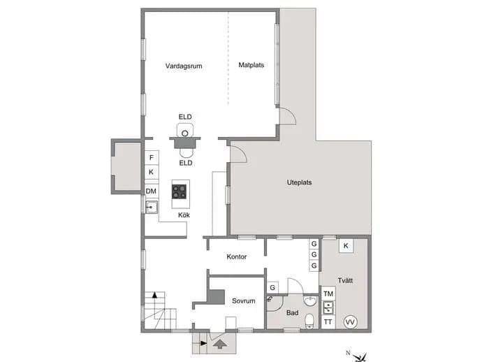 Planritning för Äsphultsvägen 353
