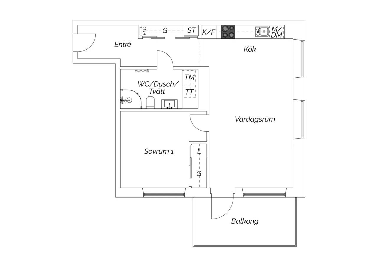 Floor plan for Hedtångsvägen 11