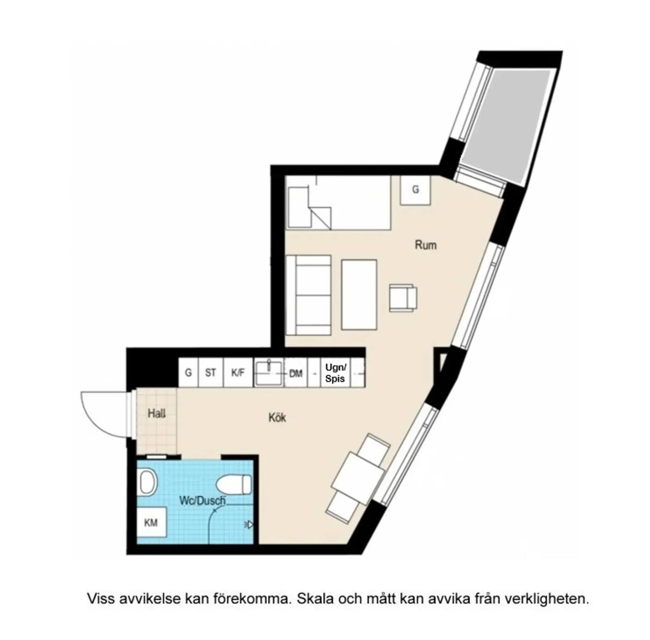 Planritning för Funäsgatan 6