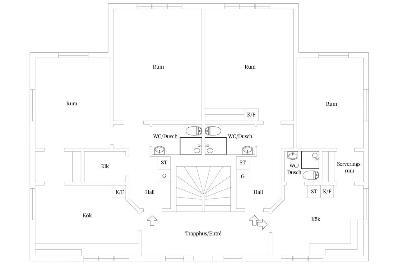 Floor plan for Gesällgatan 9