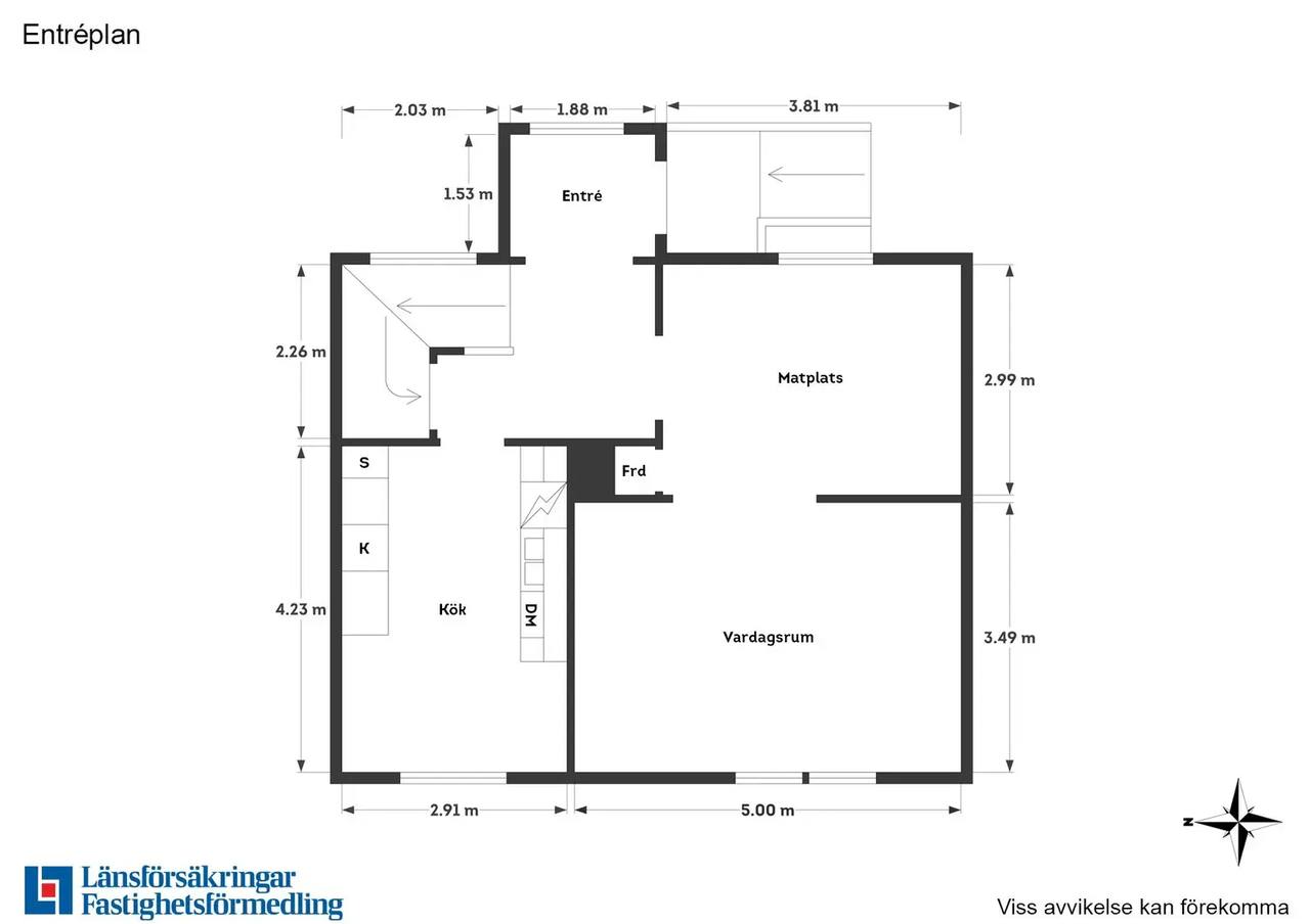 Floor plan for Granåsgatan 14
