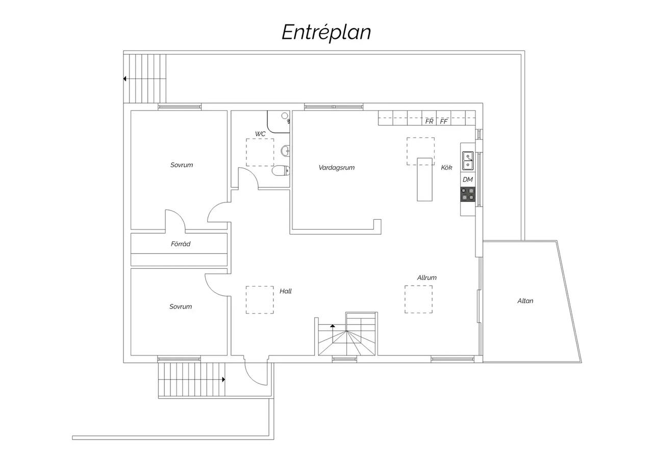 Floor plan for Rosenlund 120