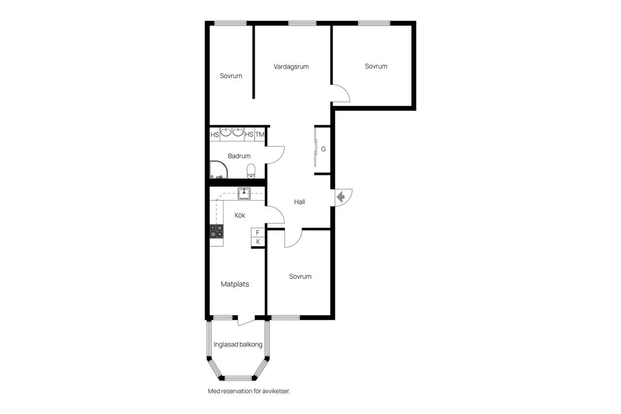 Floor plan for Terapivägen 10A