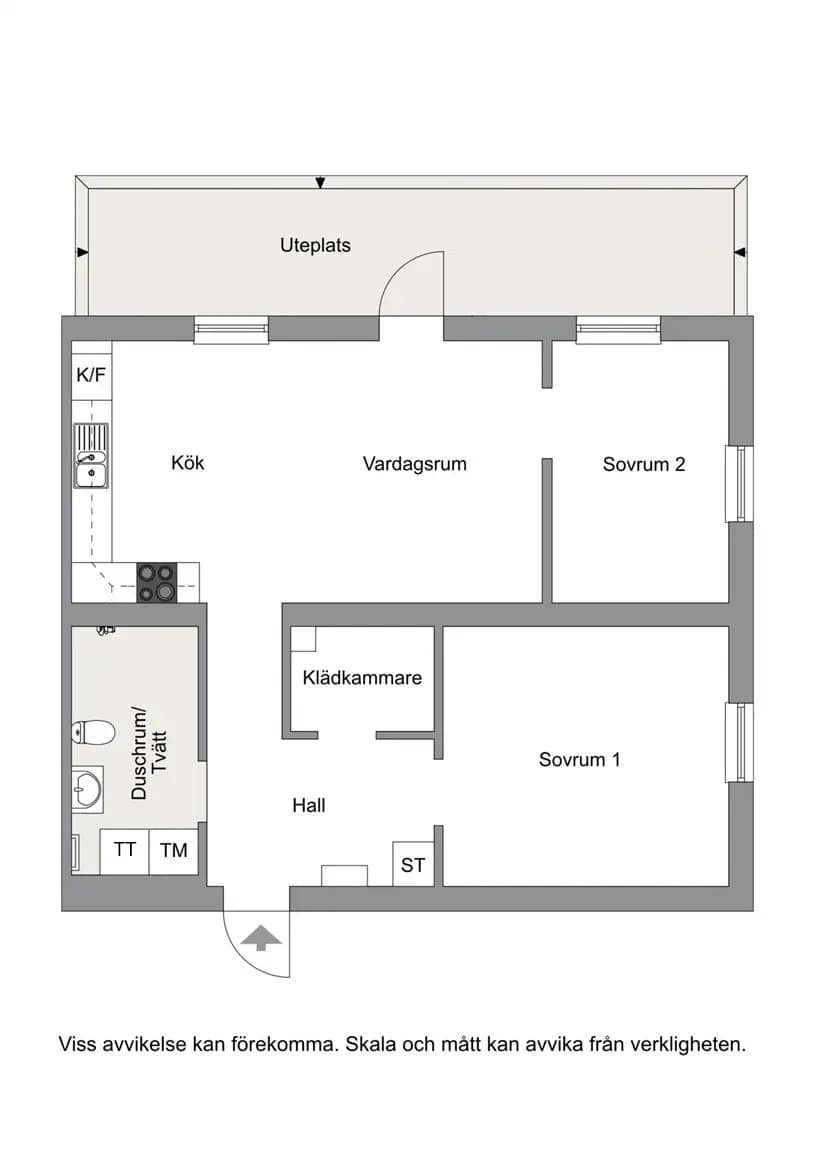 Floor plan for Ledungsvägen 7b
