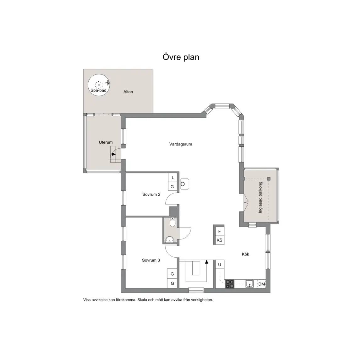 Floor plan for Jönsagårdsvägen 6