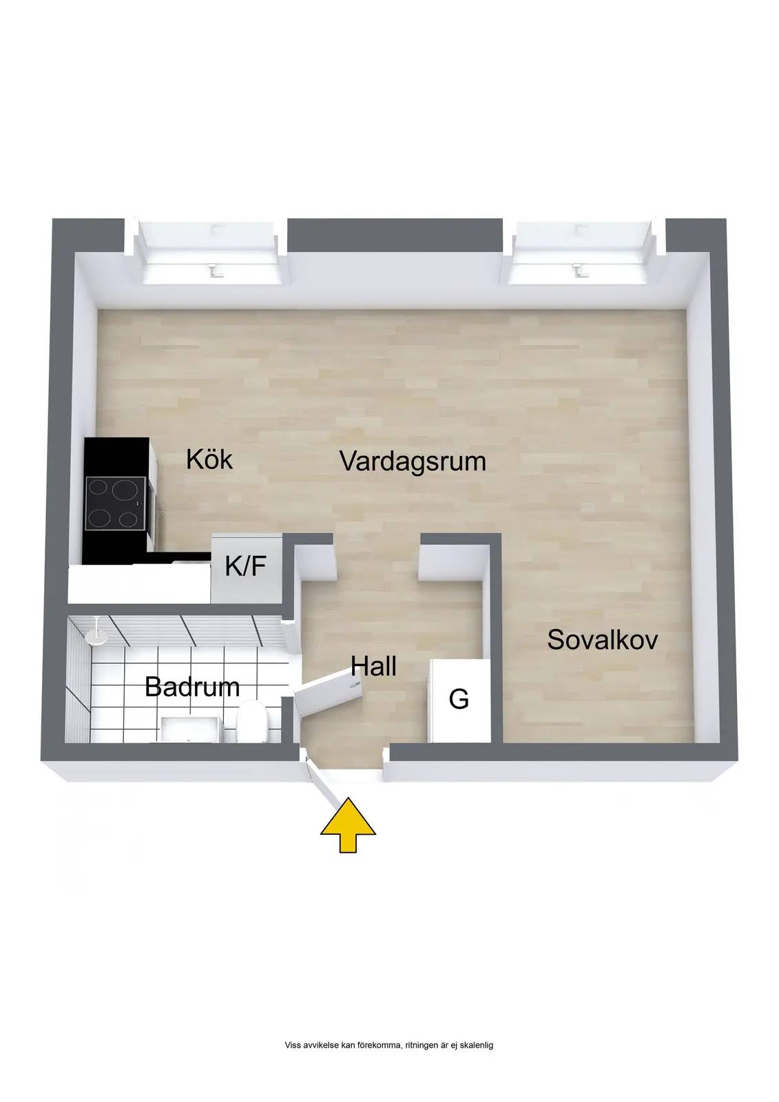 Planritning för Geijersgatan 11 A