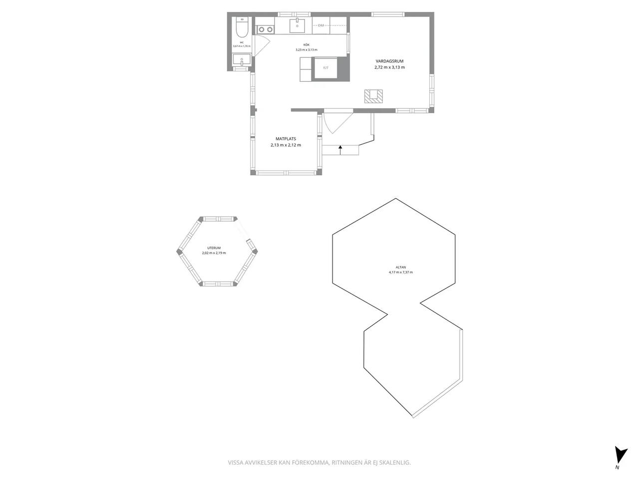 Floor plan for Helmutsrogatan 11