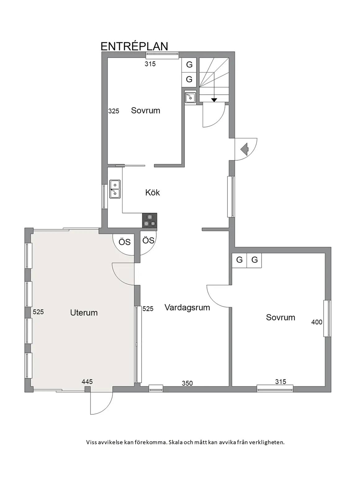 Planritning för Kolvik 123