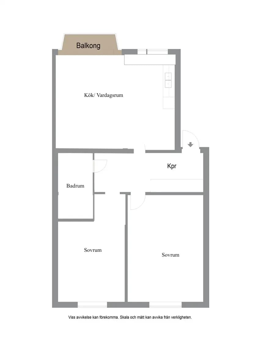 Floor plan for Jägersrovägen 19 C