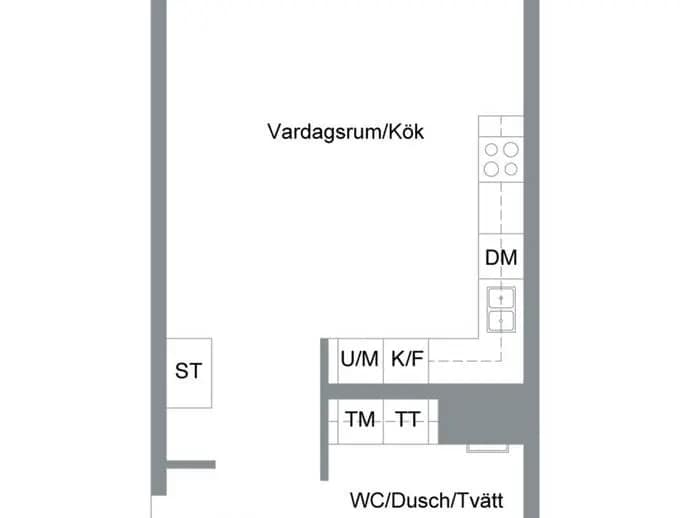 Floor plan for Termikgatan 21A