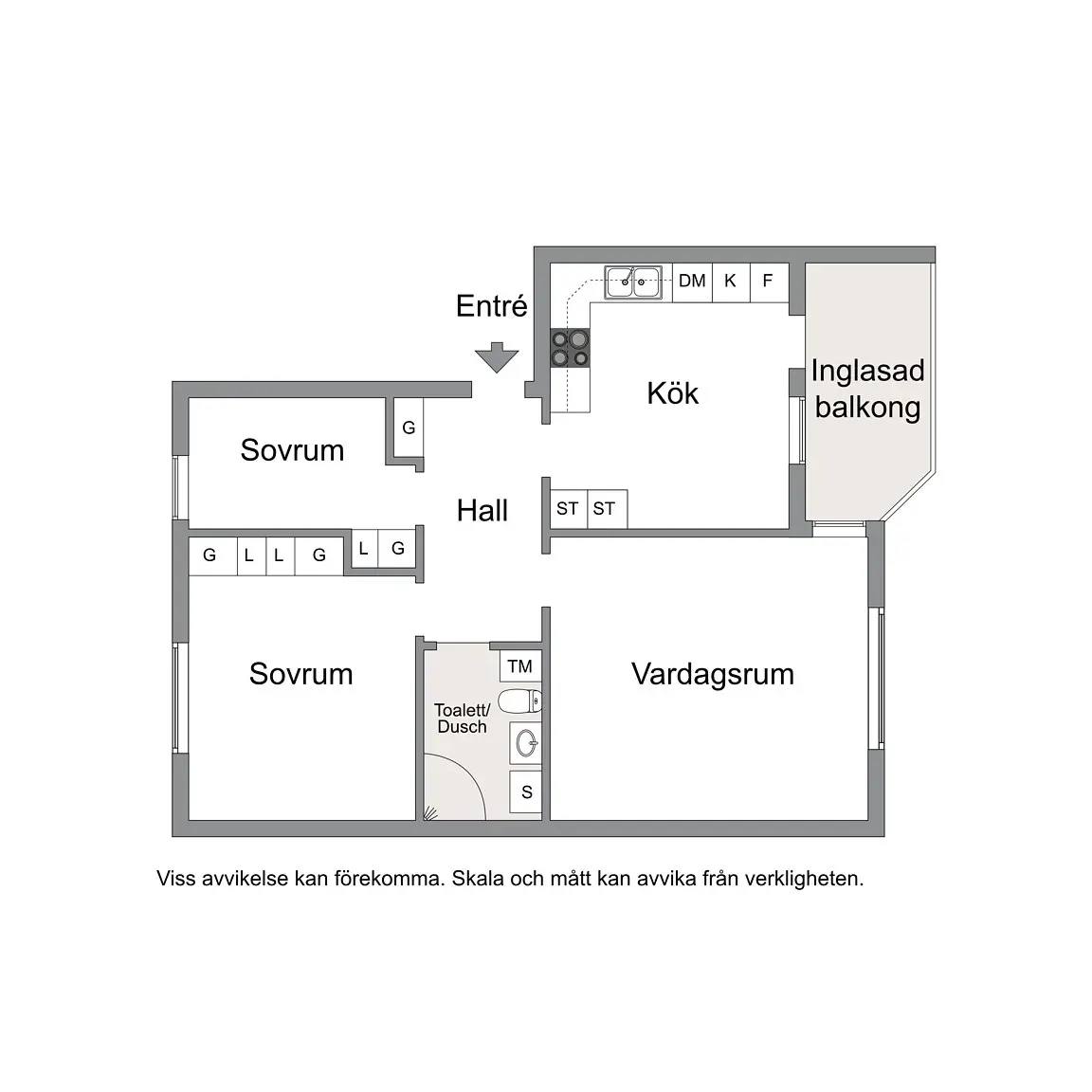 Planritning för S:t Persgatan 31