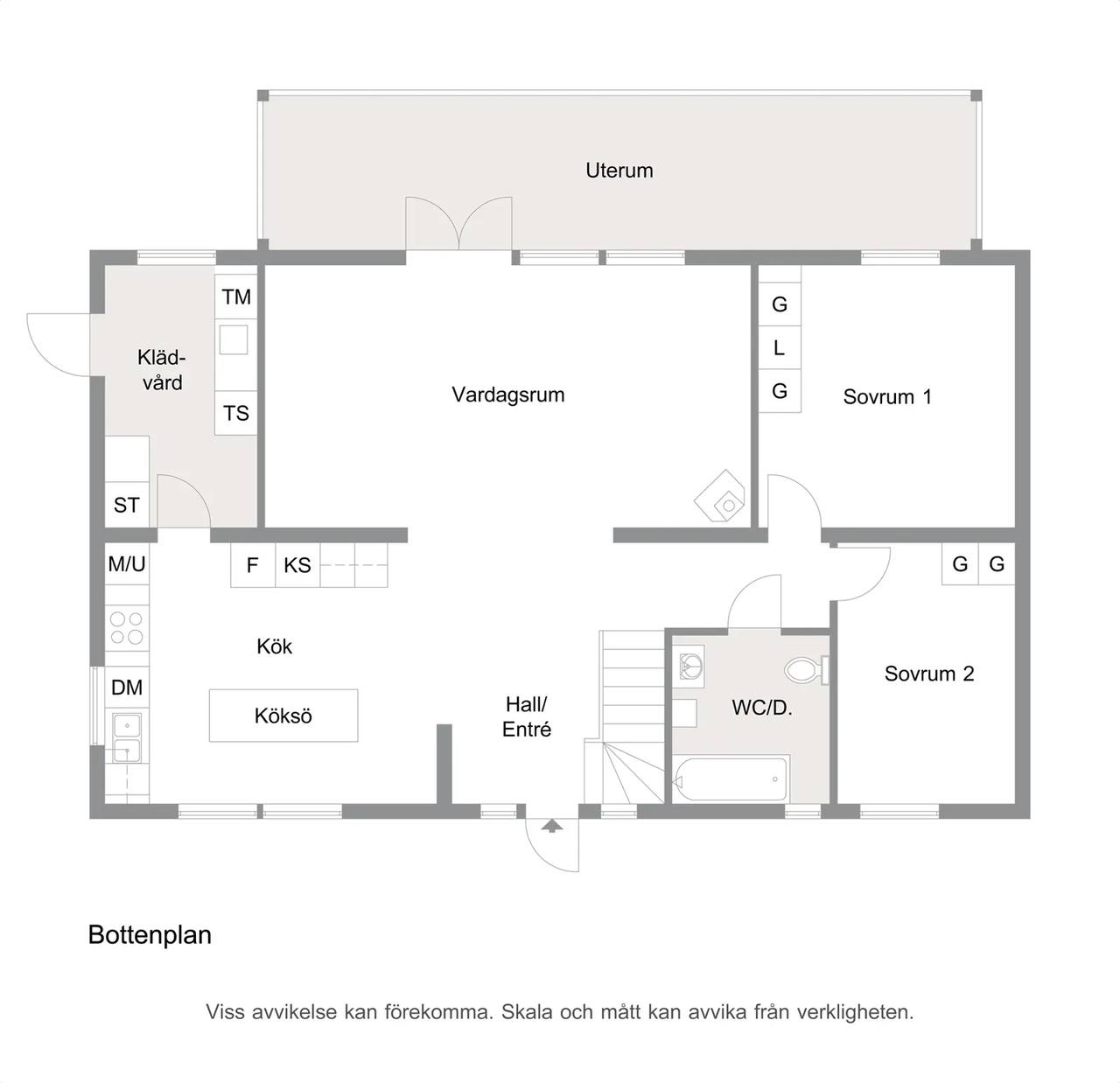 Floor plan for Syster Astrids gata 24
