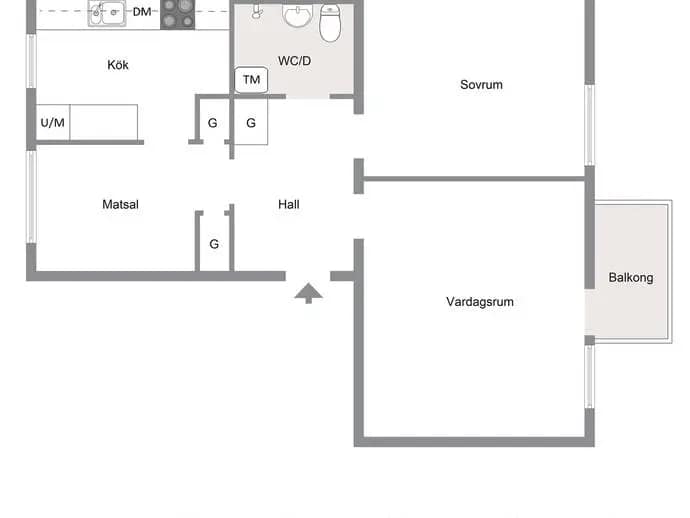 Planritning för Bergsgatan 22