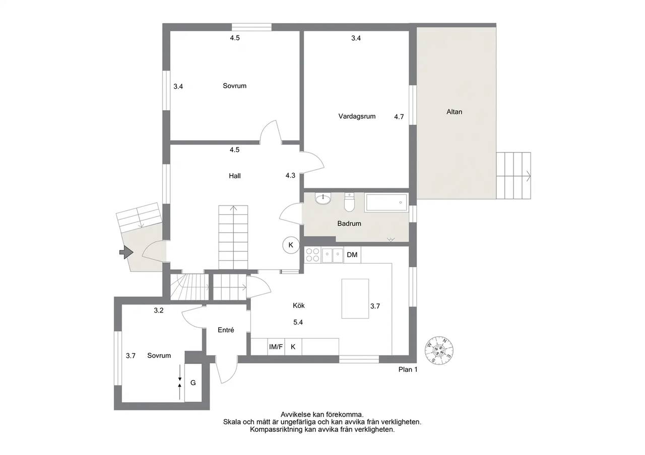 Floor plan for Ringvägen 25