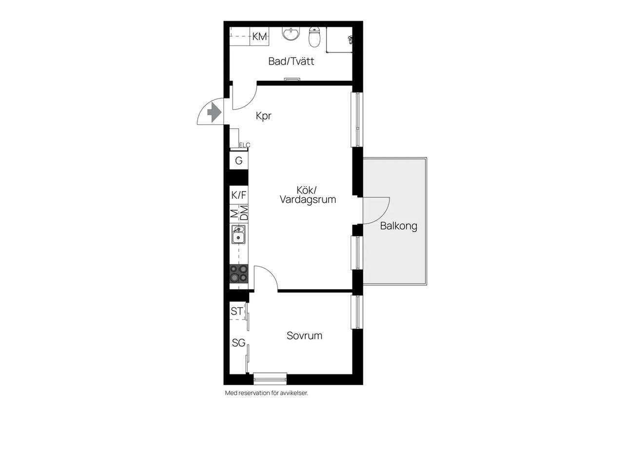 Floor plan for Drivbänksvägen 13A