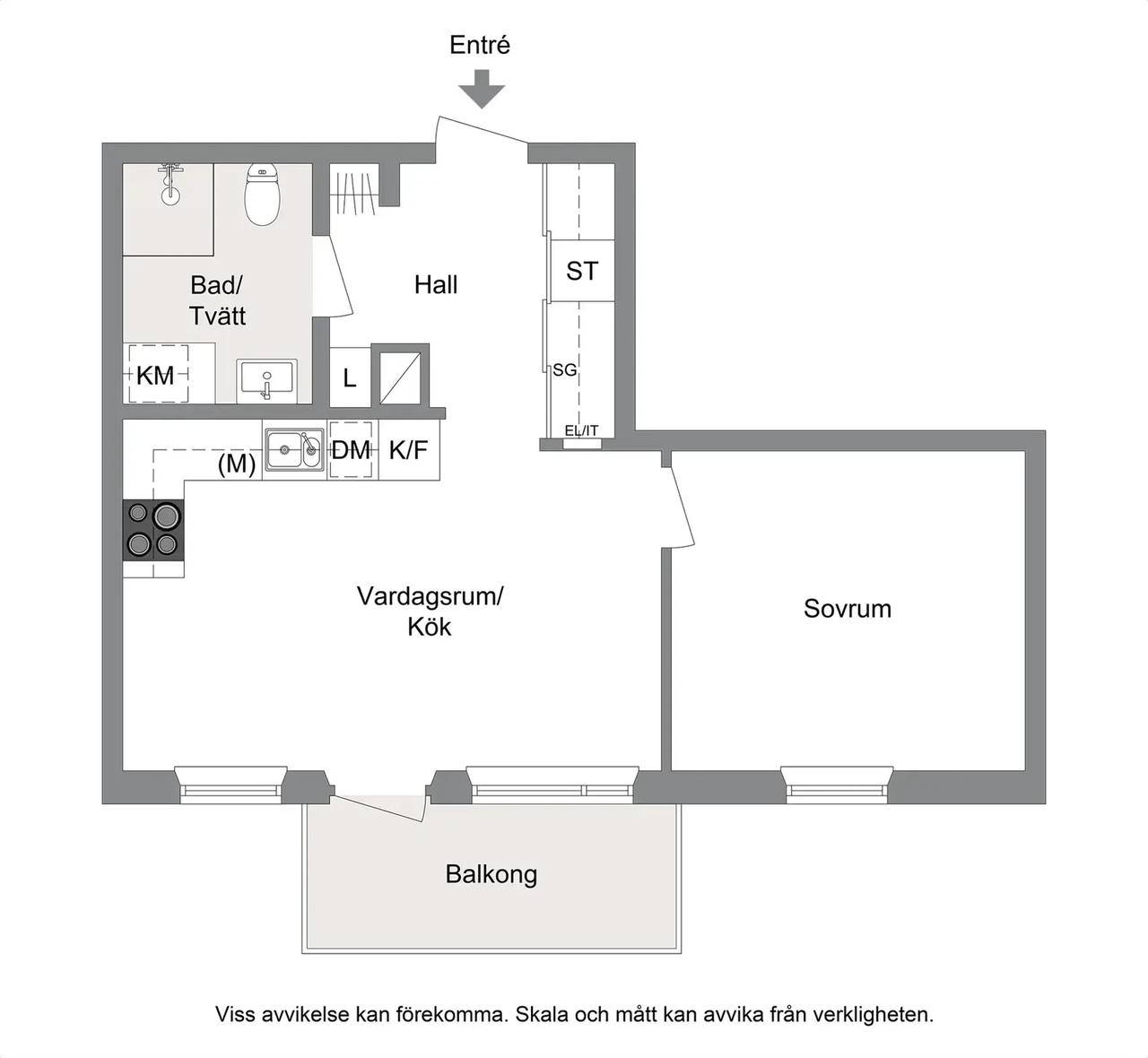 Planritning för Torrängsgatan 11