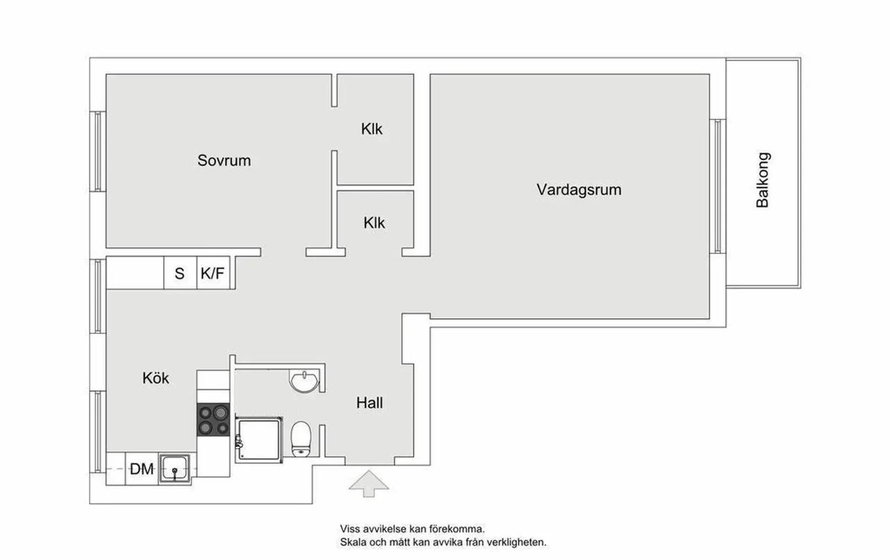 Planritning för Tranebergsvägen 38