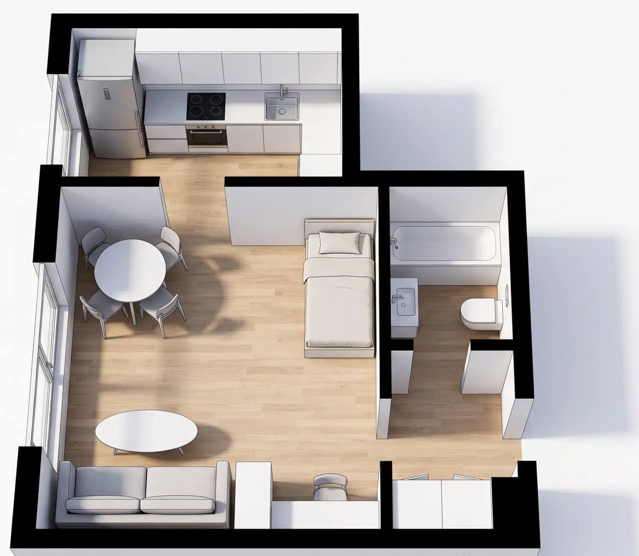 Planritning för Hagalundsgatan 24