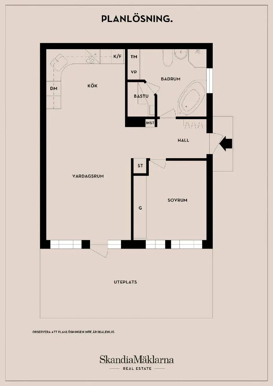 Floor plan for Ladbacksvägen 11A