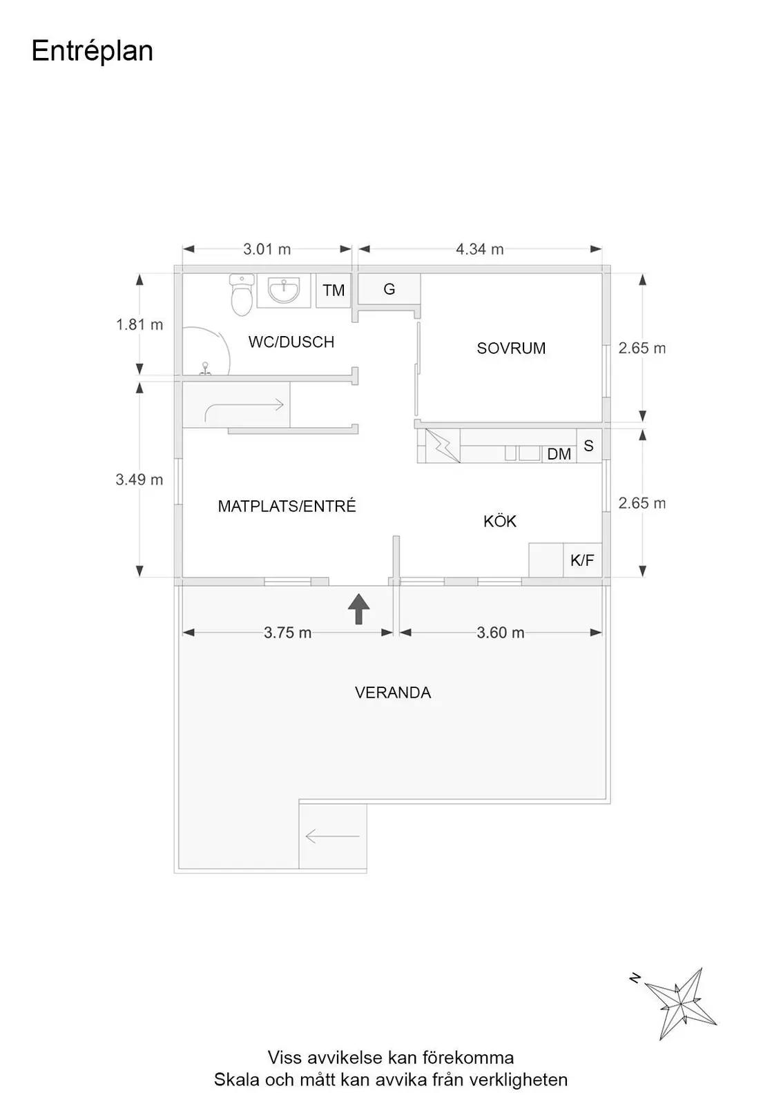 Floor plan for Lilla Röd 127