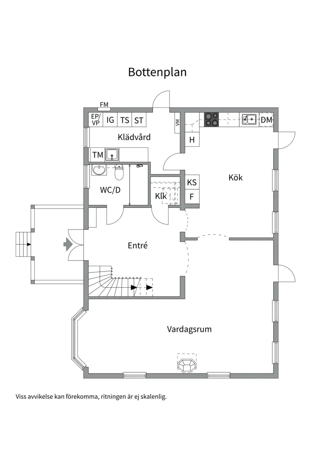 Floor plan for Lillebovägen 9