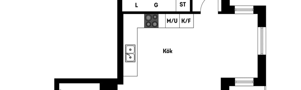 Floor plan for Snickerigatan 10